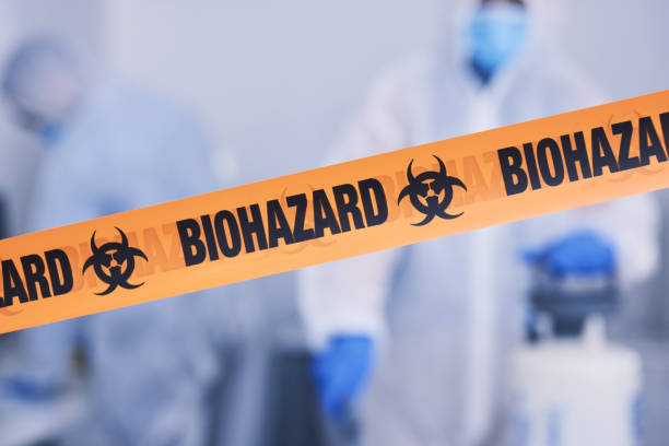 Professional Biohazard Cleanup technician working in Haverhill, MA